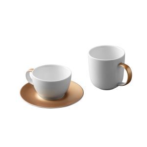 Berghoff 3-delige koffie- en theeset wit