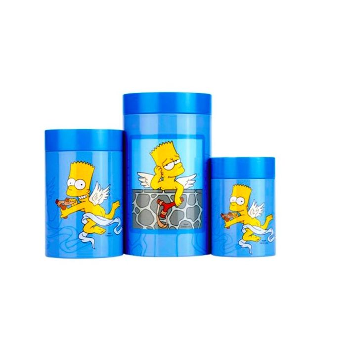 Koekblikken set 3-delig met The Simpsons Voorraaddozen Keukenaccessoires